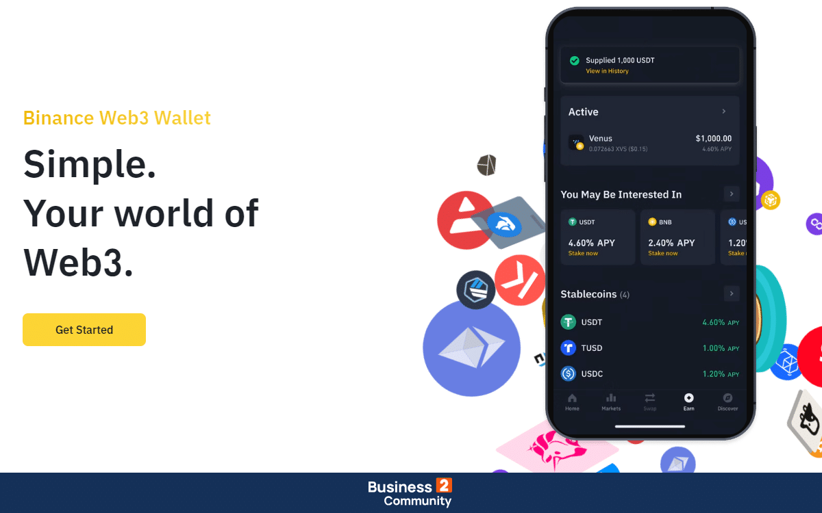 binance Bitcoin wallet