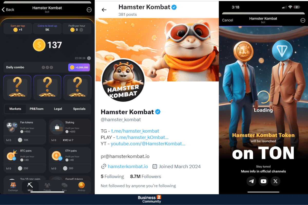 hamster kombat twitter ton blockchain