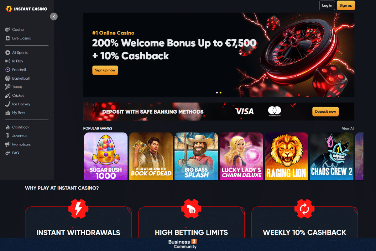 instant casino b2c