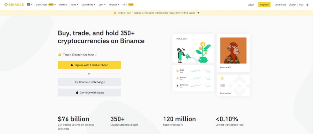 Binance השקיעו בקריפטו