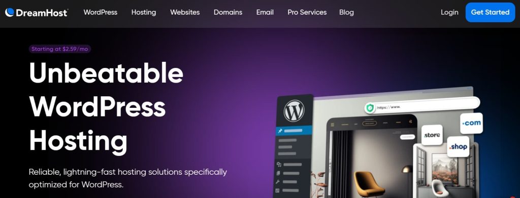 dreamhost wordpress hosting