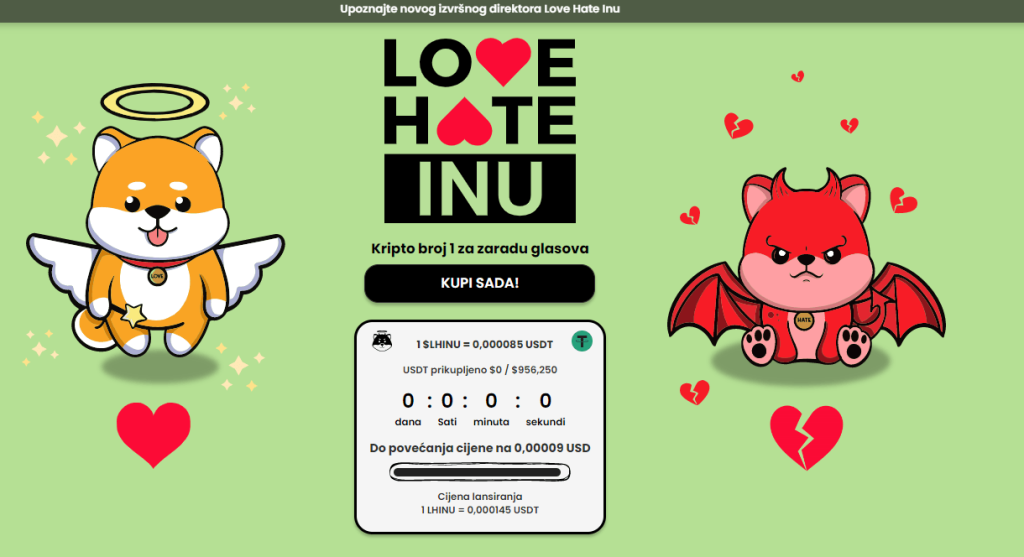 Sljedeći Dogecoin, Love Hate Inu