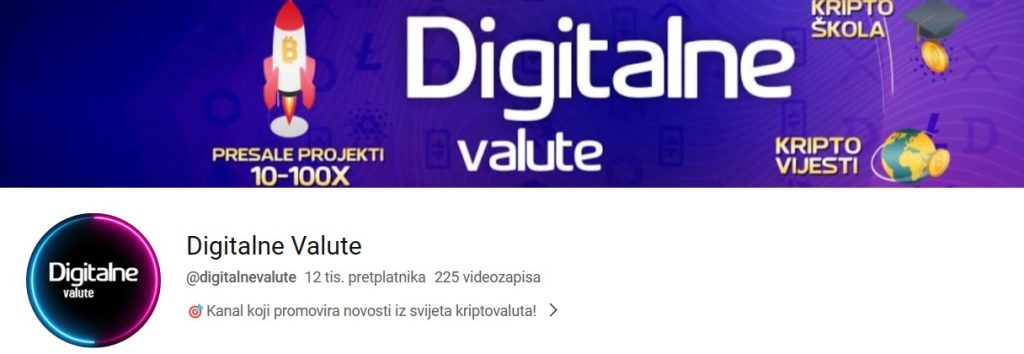 najbolji hrvatski crypto youtube kanali digitalne valute