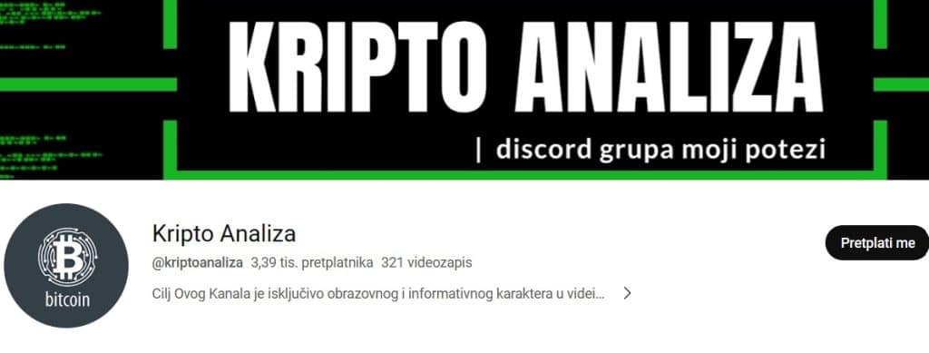 najbolji hrvatski crypto youtube kanali kripto analiza