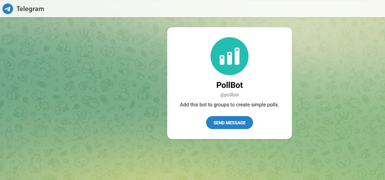 najbolji telegram botovi pollbot