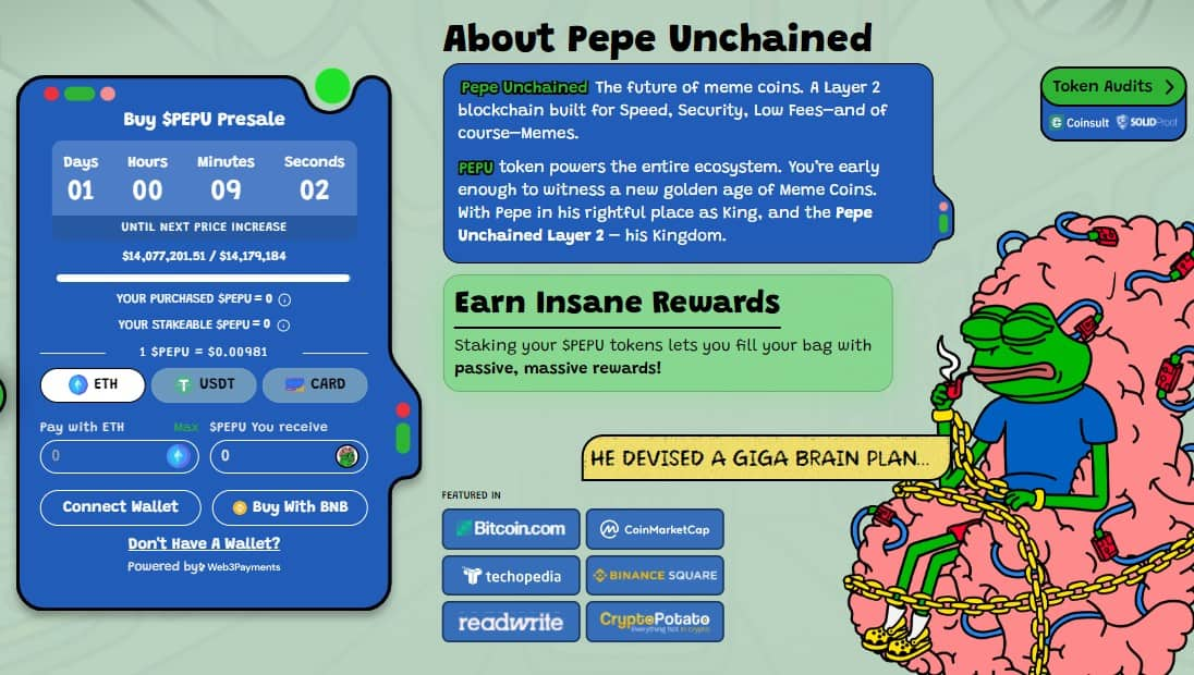 Kakav je Pepe Unchained token