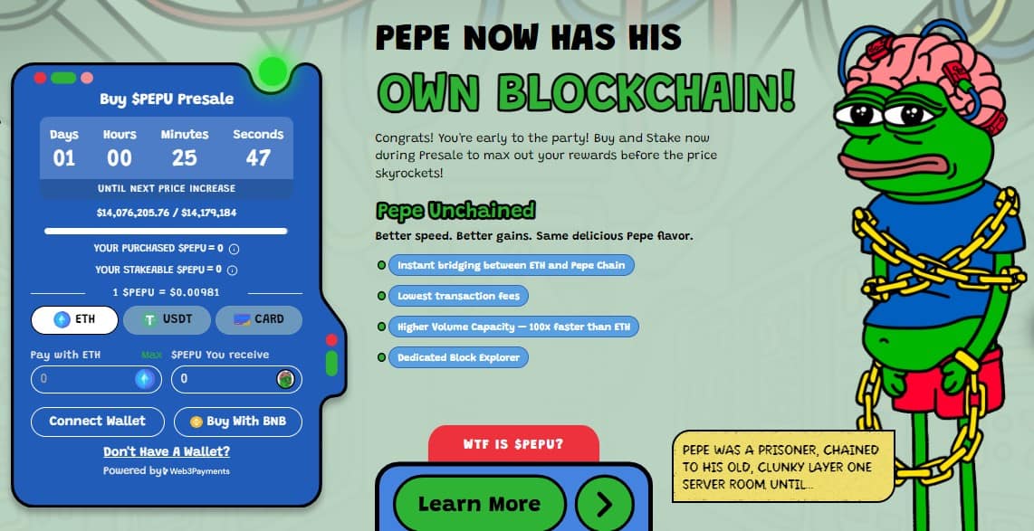 pepe unchained