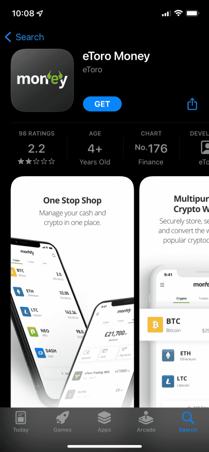 nft vásárlás az etoro money appból