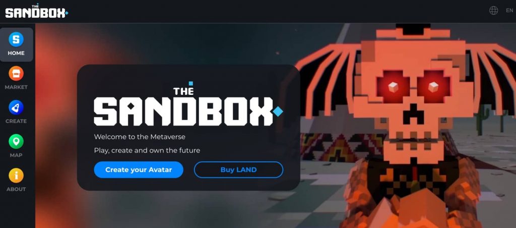 sandbox metaverzum érmék