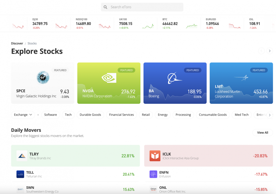 etoro az egyik legjobb kereskedési platform