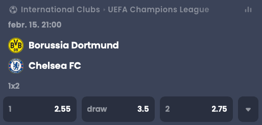 dortmund-chelsea-odds