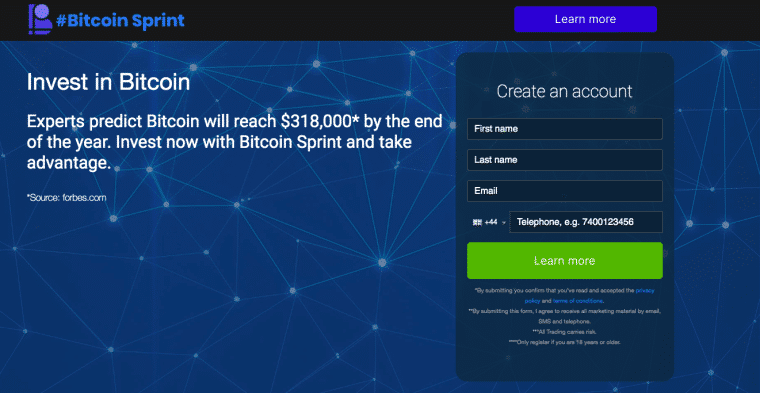 Bitcoin-sprint-fooldal