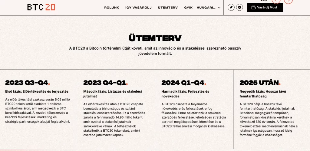 btc20 utemterv