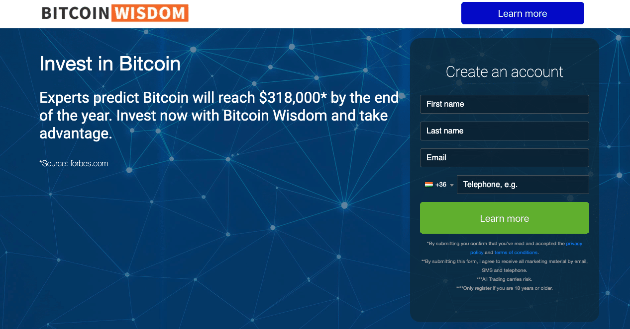 bitcoin wisdom fooldal