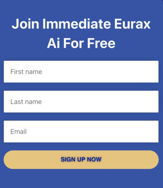 Immediate Eurax AI regisztracio