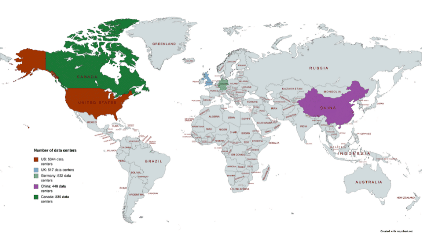 Adatközpontok világszerte