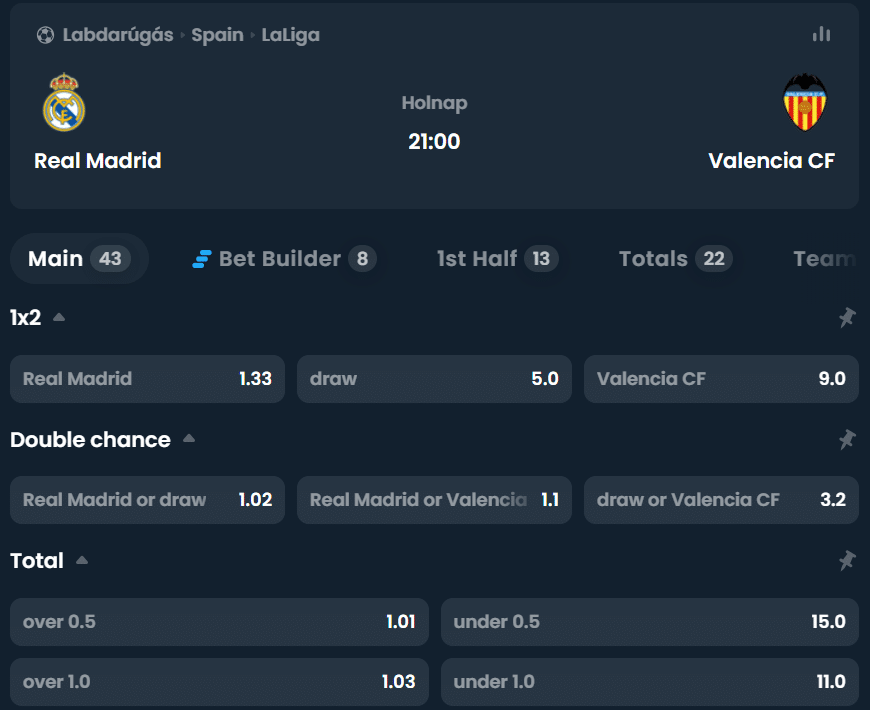 Real Madrid - Valencia