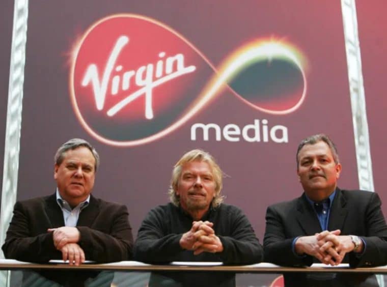 Richard Branson Virgin Media