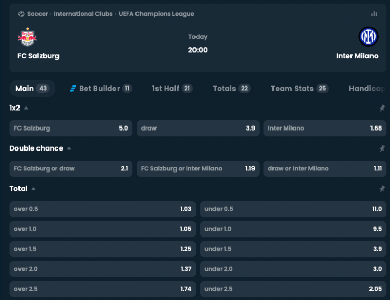 salzburg - inter milan