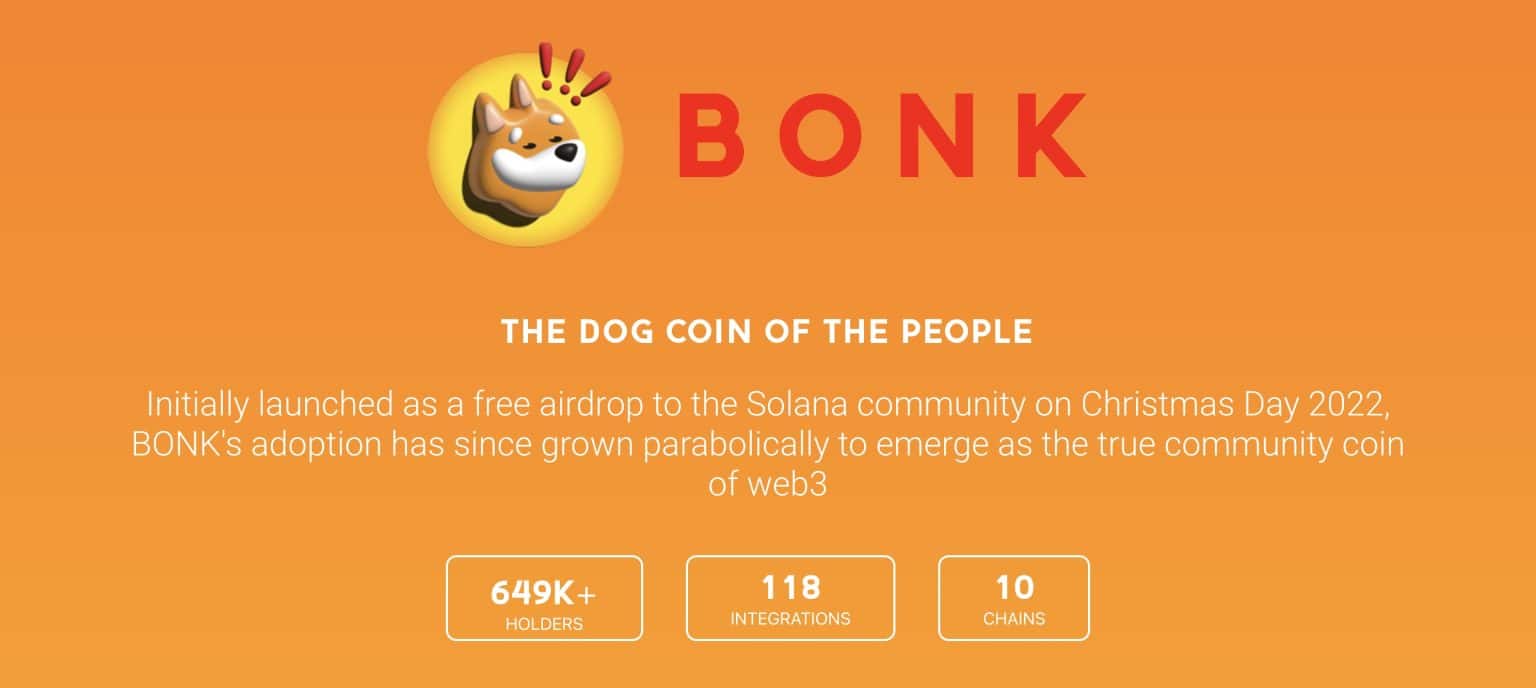 Bonk homepage