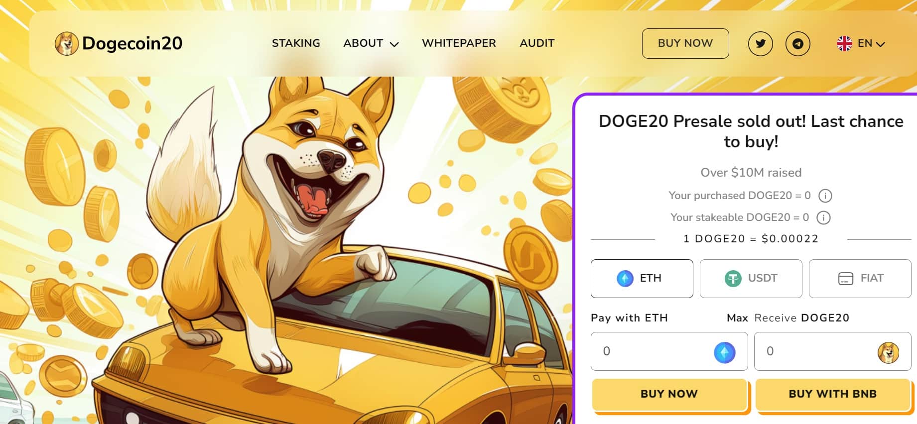 Dogecoin20 nyito