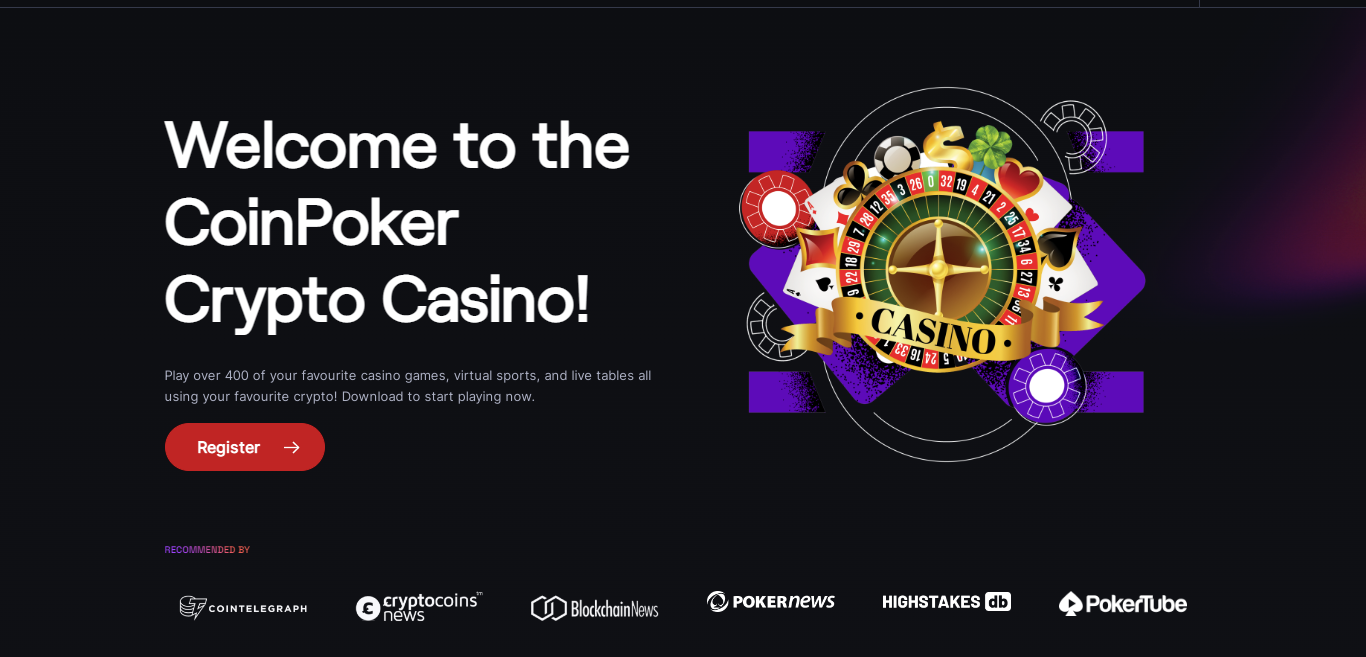 coinpoker kripto kaszino