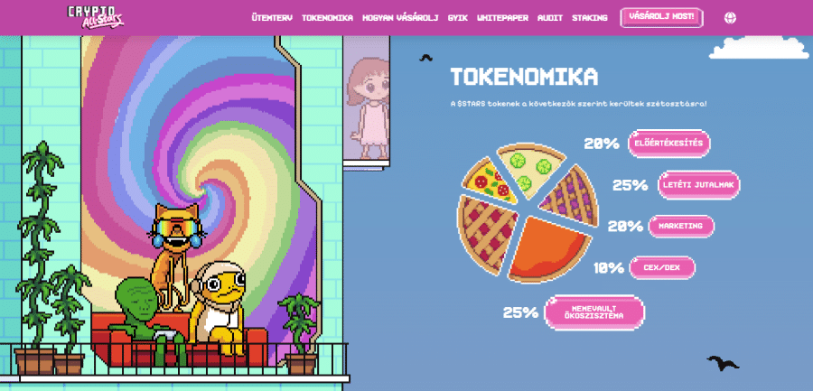 cryptoallstars tokenomika