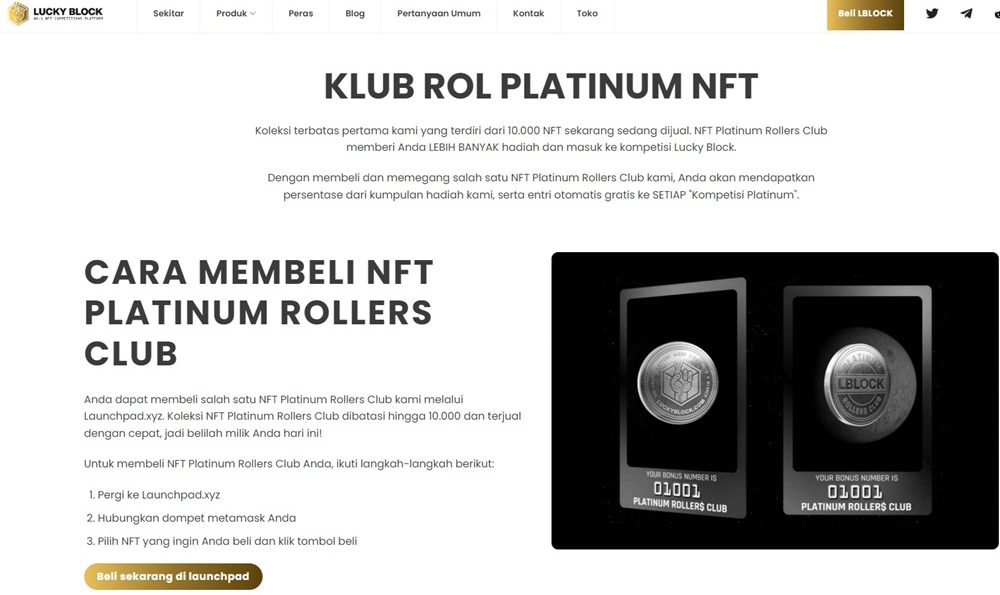 Lucky Block NFT - Koleksi NFT Terbaik