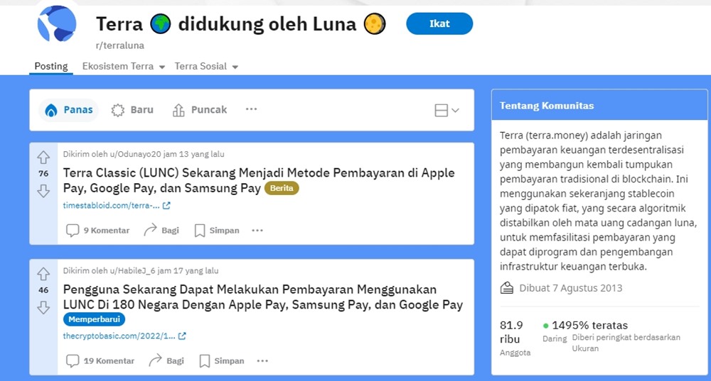 Luna 2.0 Komunitas Kuat