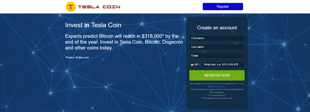 Teslacoin – Berinvestasi Pada TeslaCoin sambil Trading Crypto