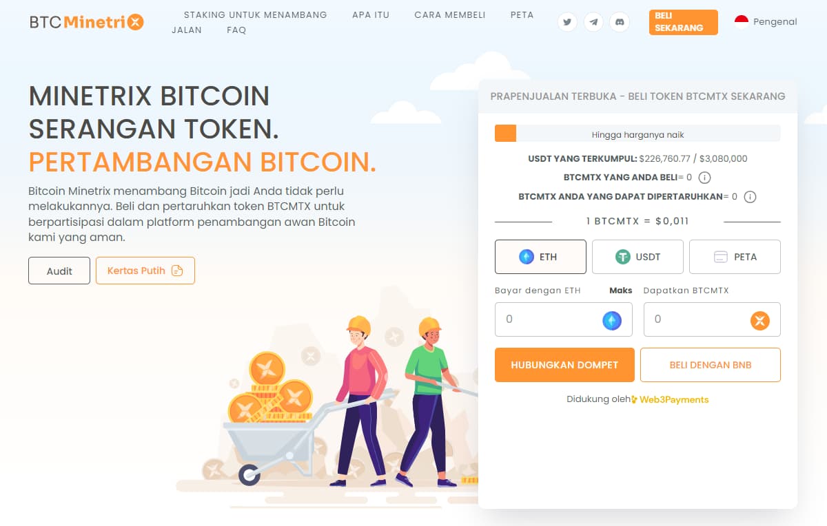 Bitcoin Minetrix - Koin Cryptocurrency Indonesia