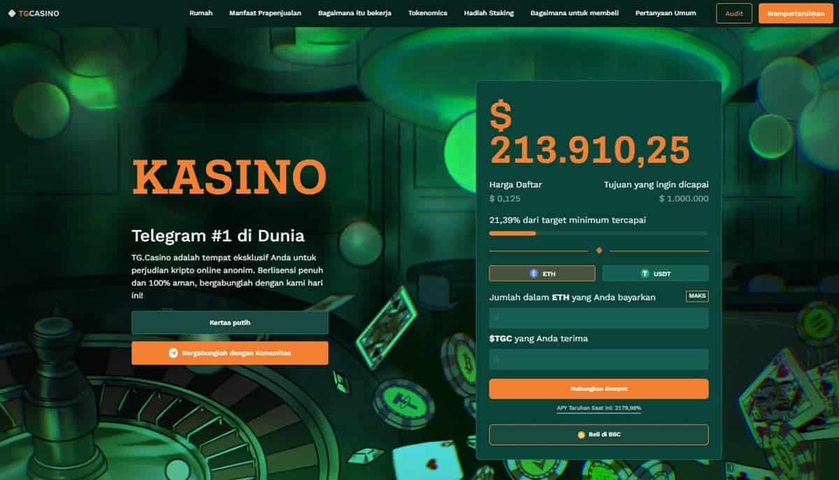 TG.Casino - ICO Crypto