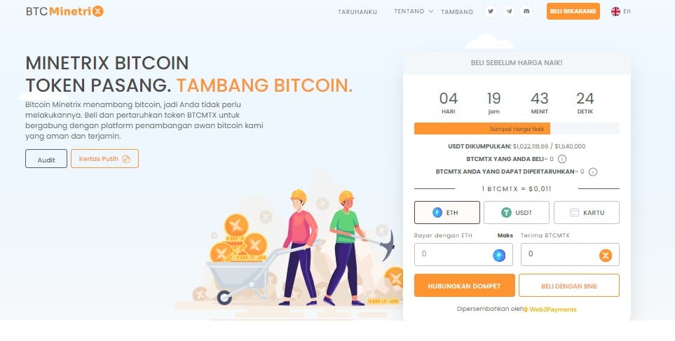 Bitcoin Minetrix Mendapatkan Keuntungan Di Tengah Kehancuran Crypto, Presale Melewati $ 1 Juta 