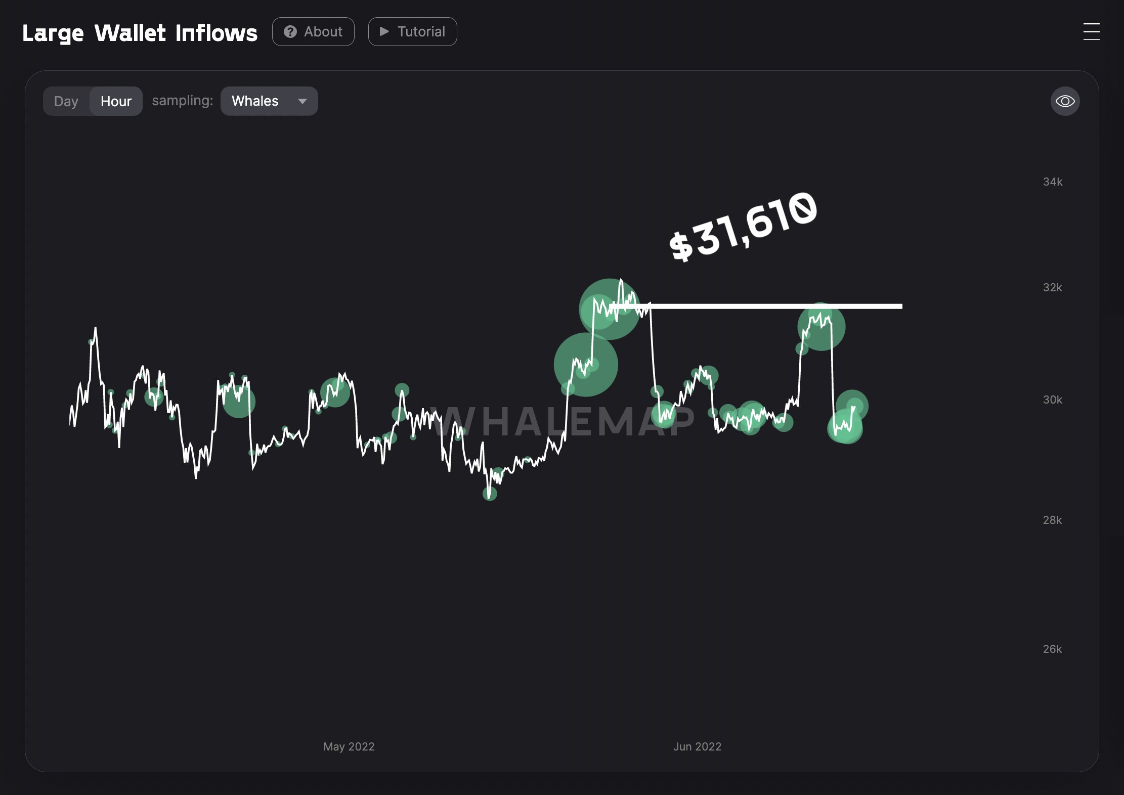 btc whale balene resistenza