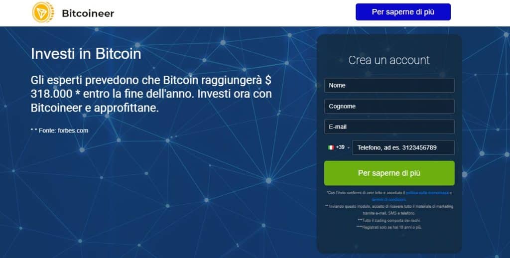 Bitcoineer app recensioni