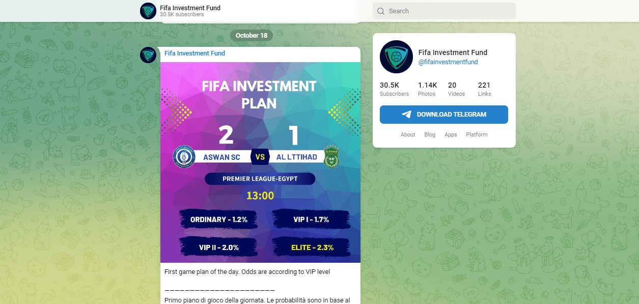 fifa investment fund recensioni