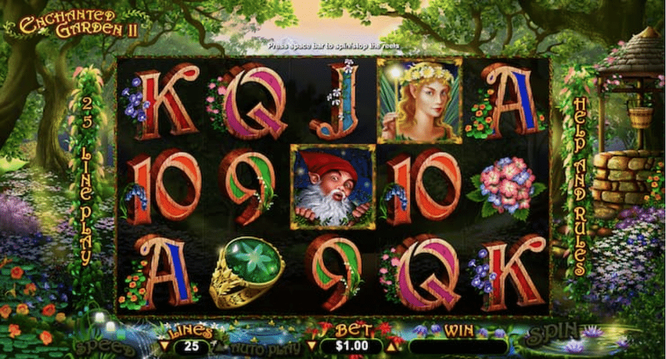 slot online soldi veri - enchanted garden 2