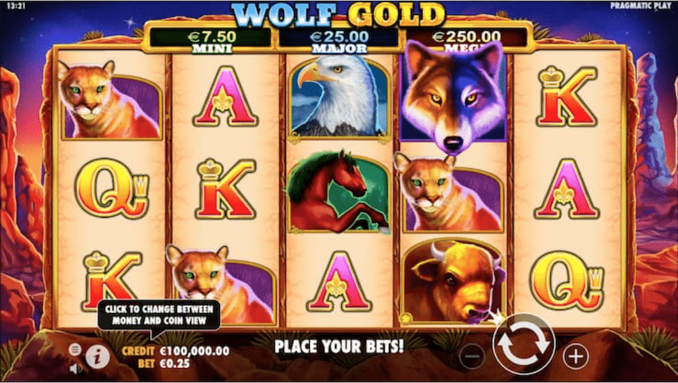 slot online soldi veri - wolf gold