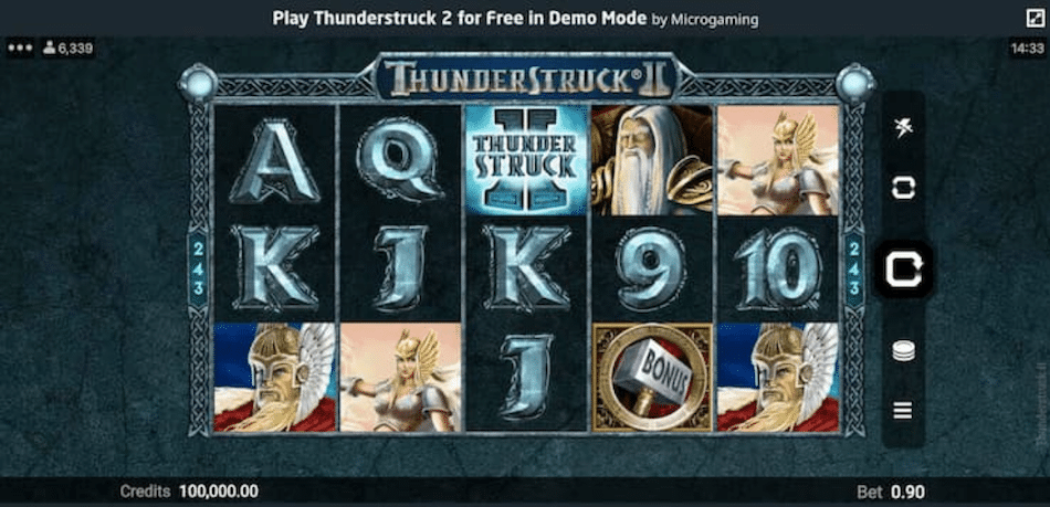 slot online soldi veri - thunderstruck 2