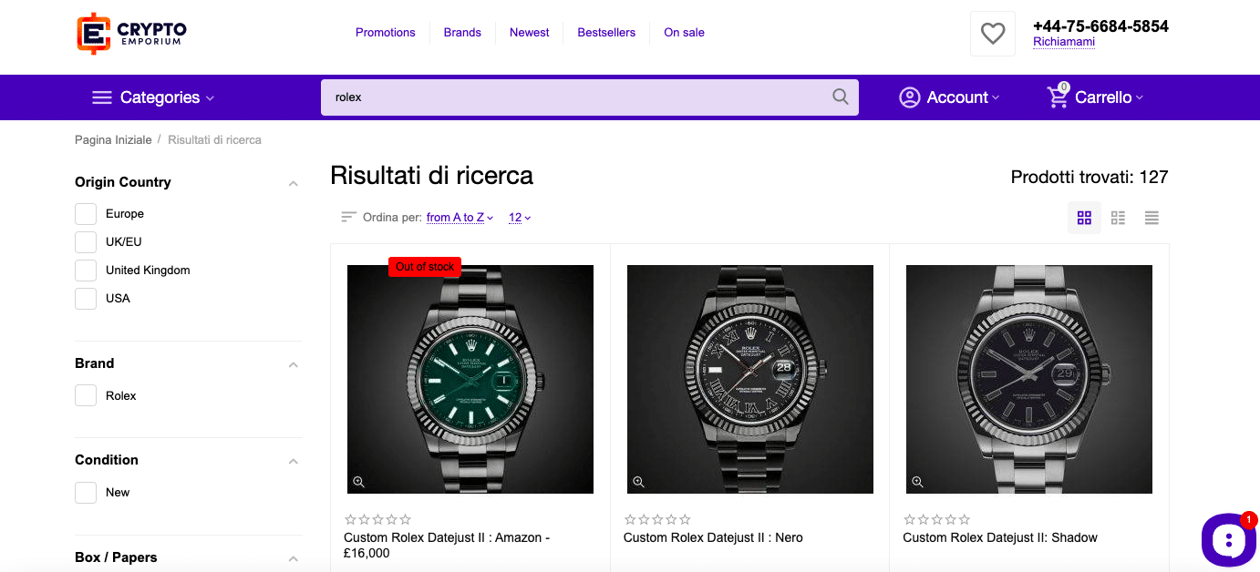 buy rolex in bitcoin