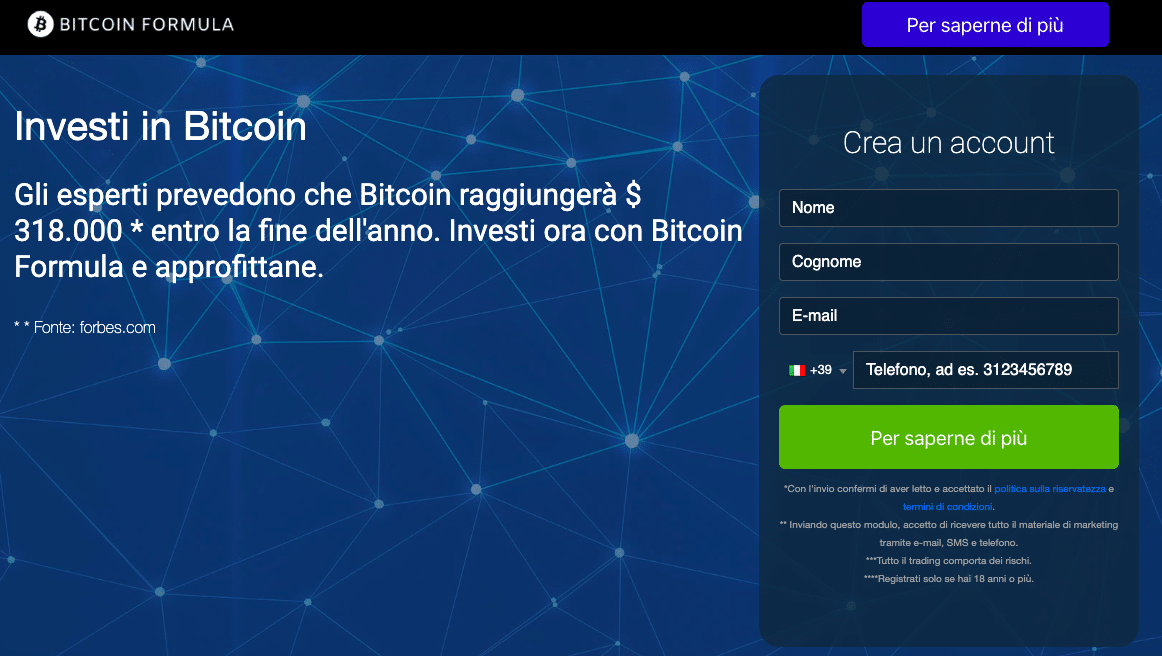 bitcoin formula recensione