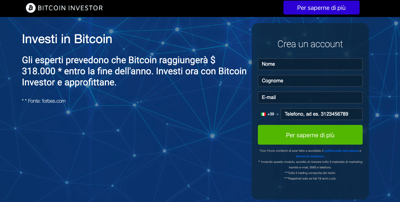 bitcoin investor recensioni