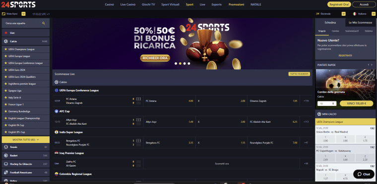 Nuovi siti di scommesse - 24Sports