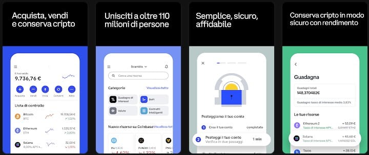 app criptovalute - coinbase app