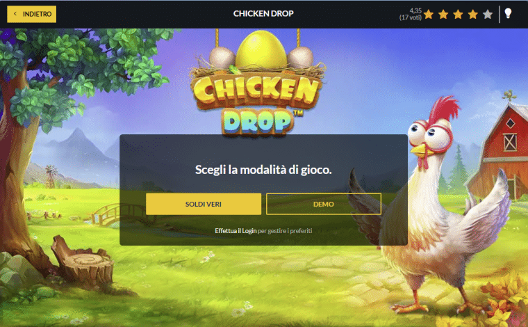 gioco del pollo gratis