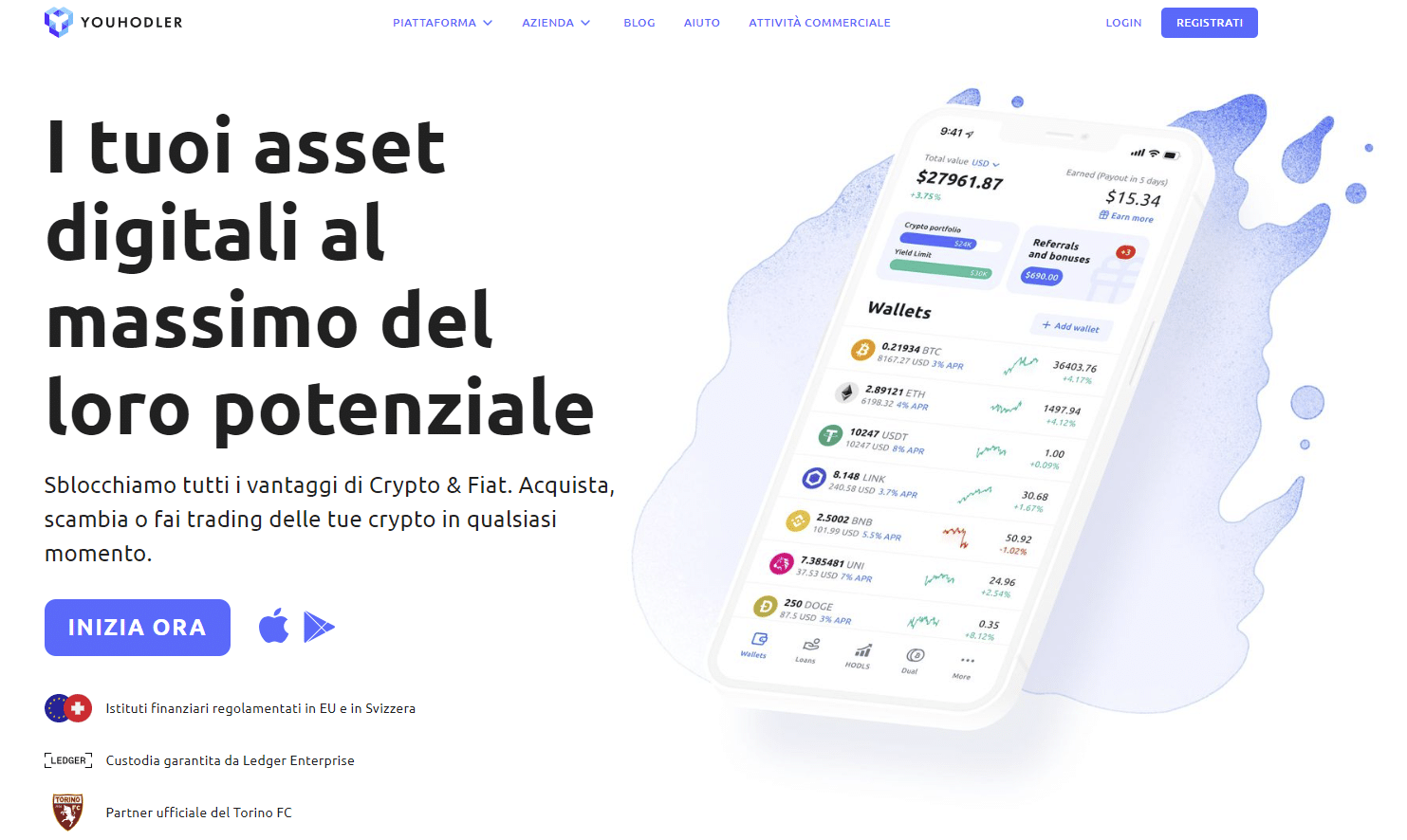 migliori exchange crypto - Youhodler