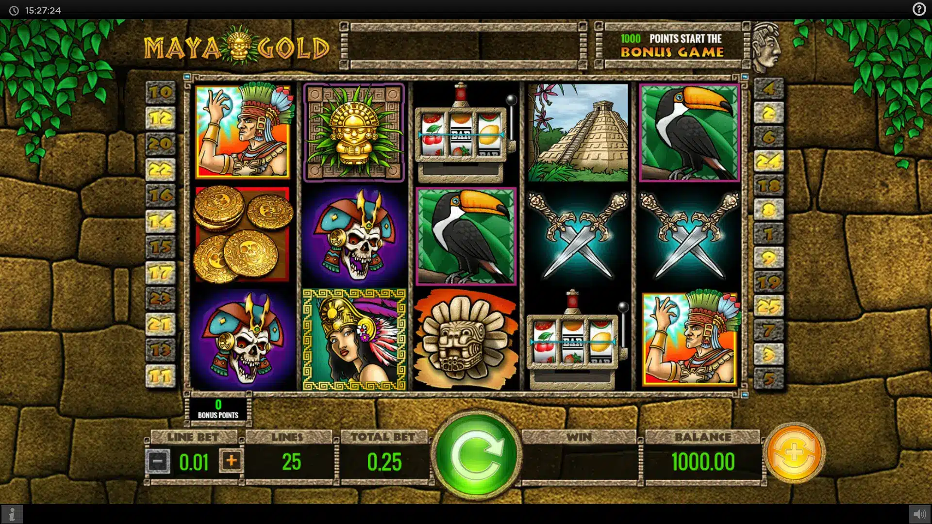 slot che pagano di più - maya gold