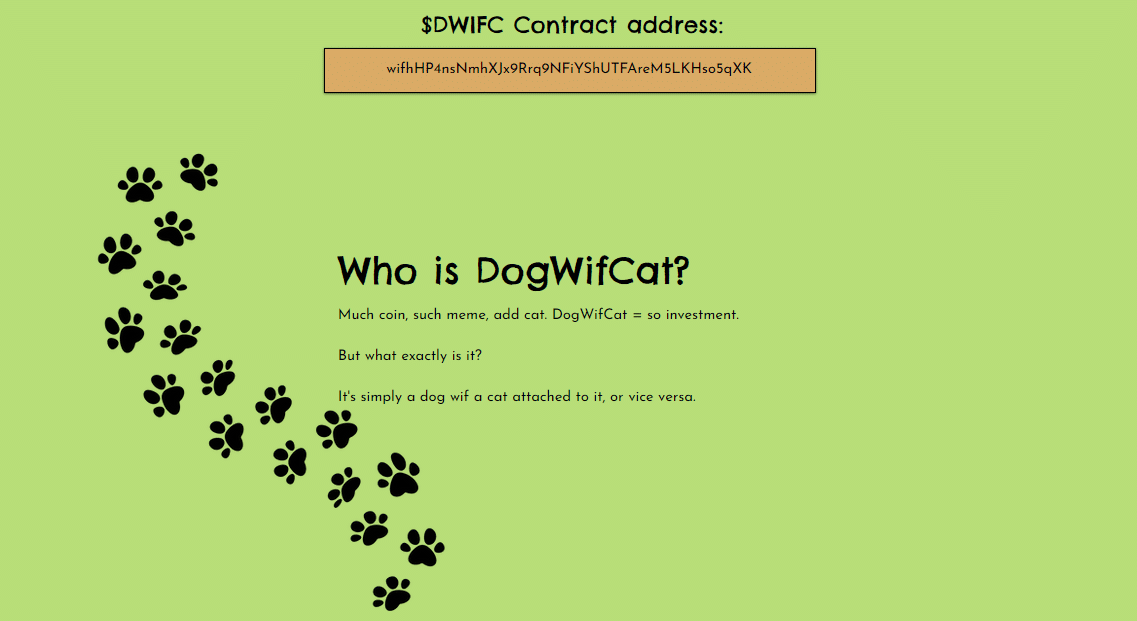 comprare dogwifcat - che cos'è