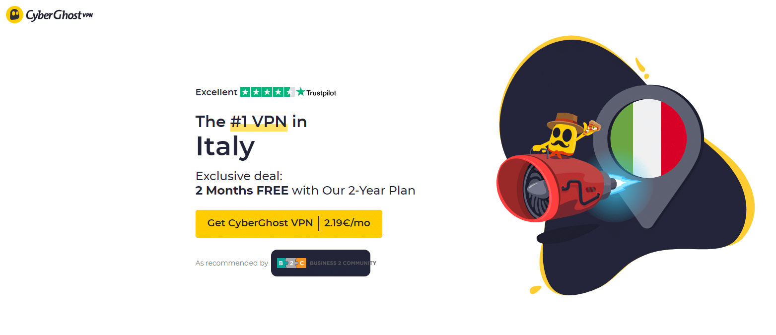 migliori VPN - CyberGhostVPN