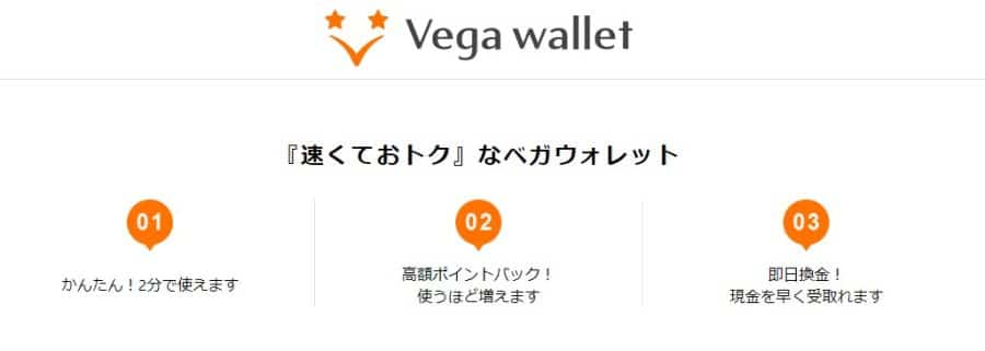 Vegawallet 使い方